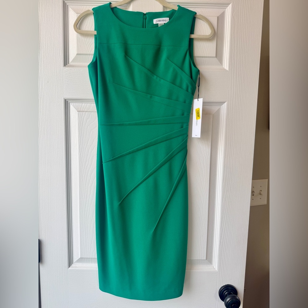 Calvin Klein Emerald Midi Dress